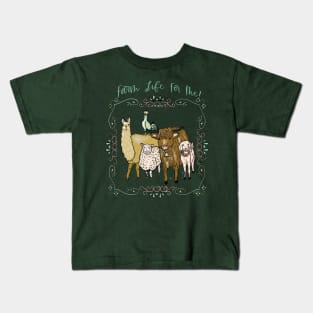 Farm Life for Me! Kids T-Shirt